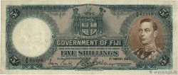 5 Shillings FIDJI  1937 P.037a B+