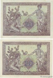 20 Francs Lot ALGERIA  1945 P.092b AU