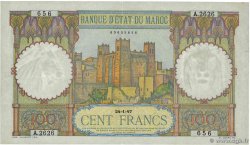 100 Francs MAROC  1947 P.20 TTB