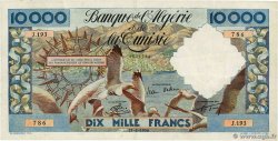 10000 Francs ALGERIEN  1956 P.110