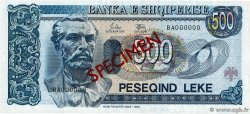 500 Lekë Spécimen ALBANIA  1994 P.57s SC+