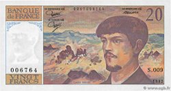 20 Francs DEBUSSY FRANCE  1982 F.66.03 NEUF