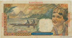 1000 Francs Union Française MARTINIQUE  1946 P.33 VF-