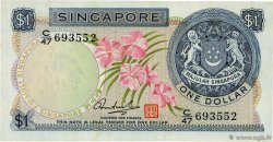 1 Dollar SINGAPUR  1972 P.01d fST+