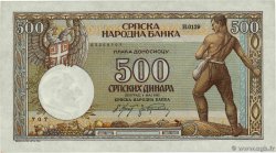 500 Dinara SERBIA  1942 P.31 SPL