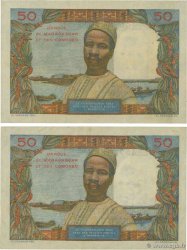 50 Francs - 10 Ariary Consécutifs MADAGASKAR  1961 P.051b VZ+