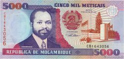 5000 Meticais MOZAMBIQUE  1991 P.136 SC+