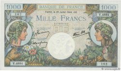 1000 Francs COMMERCE ET INDUSTRIE FRANCE  1944 F.39.12