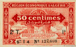 50 Centimes ALGERIA  1944 P.100  AU