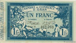 1 Franc ALGERIA Oran 1915 JP.141.20 VF+