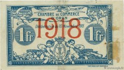 1 Franc ALGERIA Oran 1915 JP.141.20 VF+