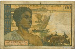 100 Francs COMOROS  1963 P.03b2 F