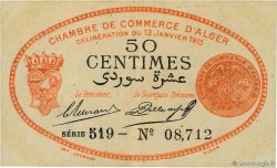 50 Centimes ALGERIA Alger 1915 JP.137.05 XF