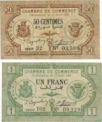 50 Centimes et 1 Franc Lot ALGÉRIE Bougie - Sétif 1915 JP.139.01/02