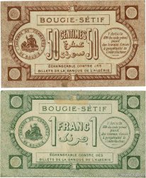 50 Centimes et 1 Franc Lot ALGÉRIE Bougie - Sétif 1915 JP.139.01/02 TB+