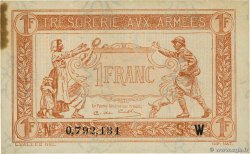 1 Franc TRÉSORERIE AUX ARMÉES 1919 FRANKREICH  1919 VF.04.10 VZ