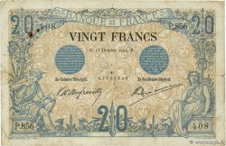 20 Francs NOIR FRANCIA  1904 F.09.03 MB