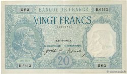 20 Francs BAYARD FRANCE  1919 F.11.04 VF