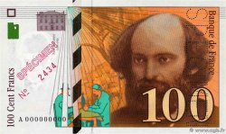 100 Francs CÉZANNE Spécimen FRANCE  1997 F.74.01Spn NEUF