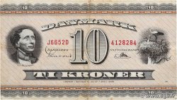 10 Kroner DENMARK  1965 P.044y