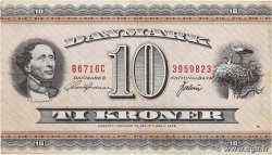 10 Kroner DENMARK  1971 P.044ae