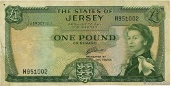 1 Pound JERSEY  1963 P.08b TB