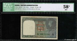 1 Rupee BIRMANIE  1945 P.25b SPL