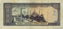 500 Lira TURCHIA  1968 P.183 MB