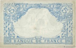 5 Francs BLEU FRANKREICH  1917 F.02.47 VZ