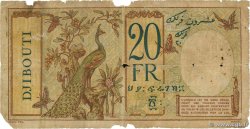 20 Francs DJIBOUTI  1941 P.07A P