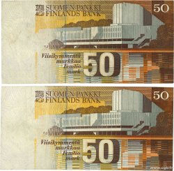 50 Markkaa FINLANDE  1986 P.118 pr.TTB