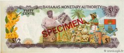 50 Cents Spécimen BAHAMAS  1968 P.26s UNC-