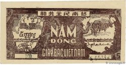 5 Dong VIETNAM  1948 P.017a SPL+