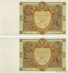 50 Zlotych Lot POLOGNE  1929 P.071 SPL+