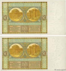 50 Zlotych Lot POLAND  1929 P.071 AU+