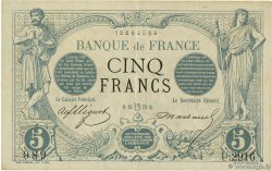 5 Francs NOIR FRANCIA  1873 F.01.20 q.SPL