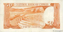 50 Cents CYPRUS  1989 P.52 VF