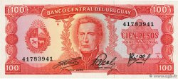 100 Pesos URUGUAY  1967 P.047a FDC