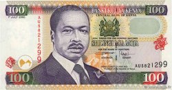 100 Shillings KENYA  2000 P.37a XF