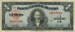 1 Peso CUBA  1949 P.069h MB