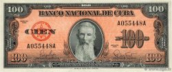 100 Pesos CUBA  1959 P.093 SUP