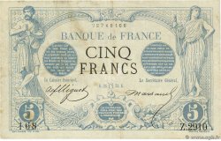 5 Francs NOIR FRANCE  1873 F.01.20