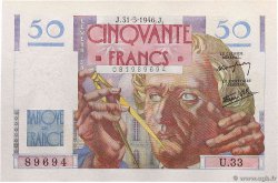 50 Francs LE VERRIER FRANKREICH  1946 F.20.05 ST