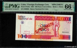 100 Pesos convertibles Spécimen CUBA  1994 P.FX43s FDC