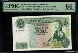 25 Rupees ÎLE MAURICE  1967 P.32b pr.NEUF