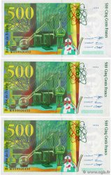 500 Francs PIERRE ET MARIE CURIE Consécutifs FRANCE  1994 F.76.01 AU