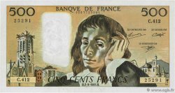 500 Francs PASCAL FRANCE  1993 F.71.52-412 UNC-