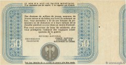 50 Francs BON DE SOLIDARITÉ Fauté FRANCE regionalism and various  1941 KL.09A1 VF