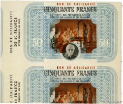 50 Francs BON DE SOLIDARITÉ Fauté FRANCE regionalismo e varie  1941 KL.09A1 SPL