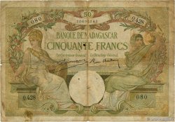 50 Francs MADAGASCAR  1926 P.038 G
